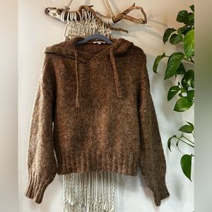 Z supply cropped hooded sweater NWOT